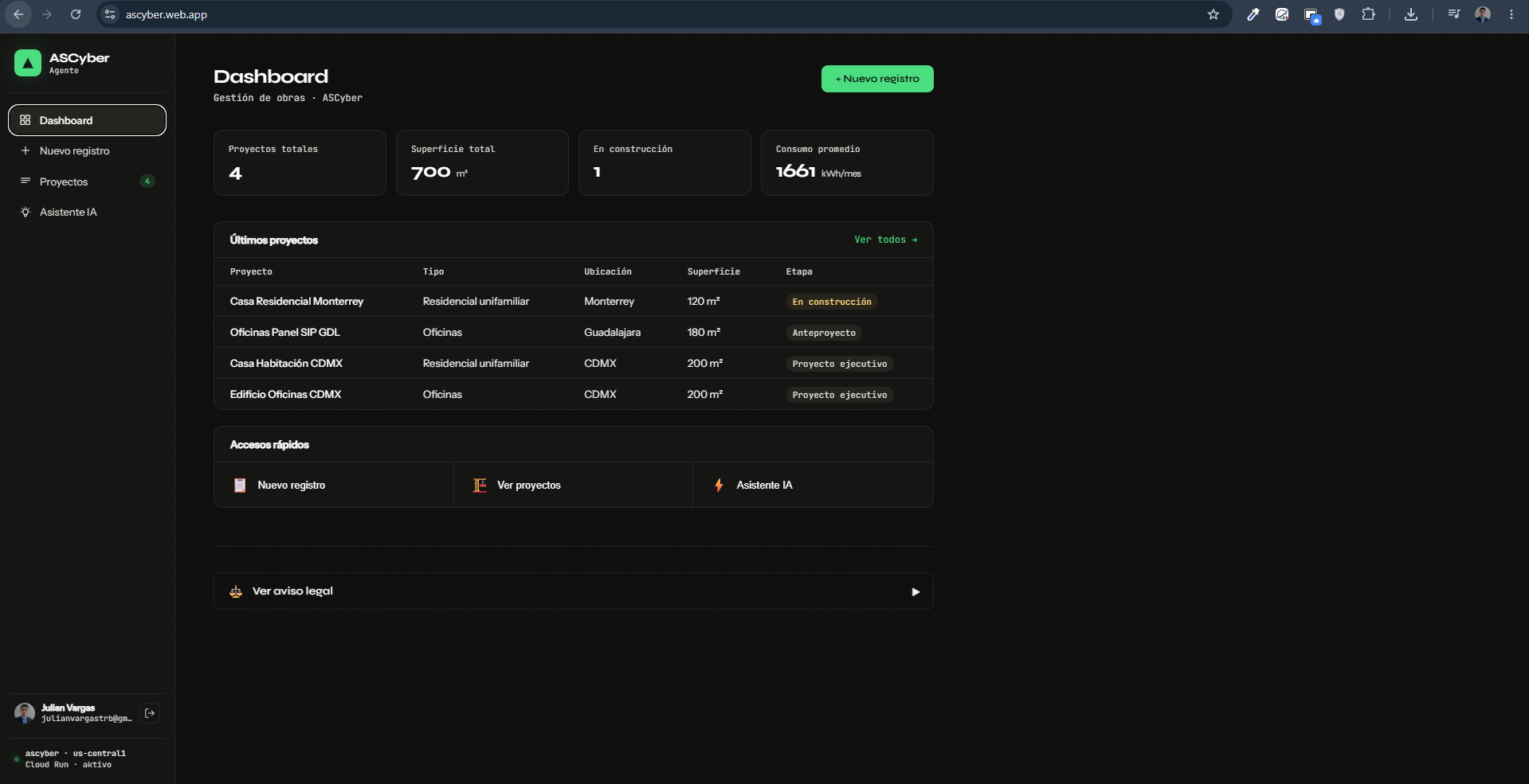 ASCyber Agent for Architects screenshot